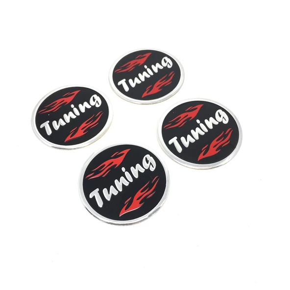 Tuning Alüminyum Yapıştırma Jant Göbeği 4'lü 60mm ürün görseli 1
