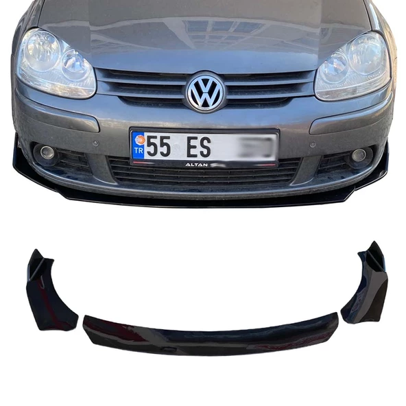 Universal Piano Black 3 Parça Ön Lip Tampon Eki ONL83 ürün görseli 1