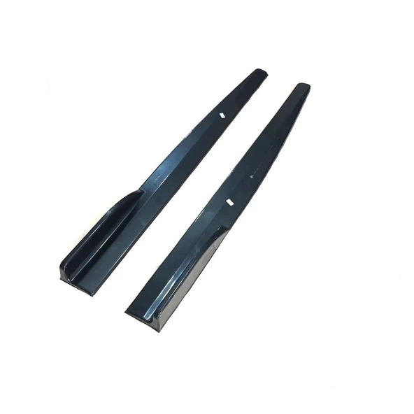 Flaplı Yan Marşpiyel Altı Lip Kısa Plastik Piano Black ürün görseli 1