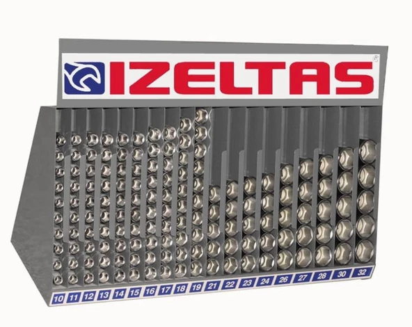 İzeltaş 1/2'' Lokma Anahtar Sehpası ( DOLU - 145 ) ürün görseli 1