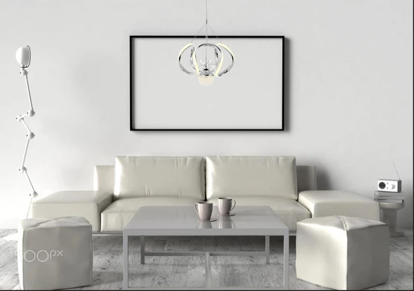 Eray Aydınlatma 1688-30 Krom Led Avize - Resim 2