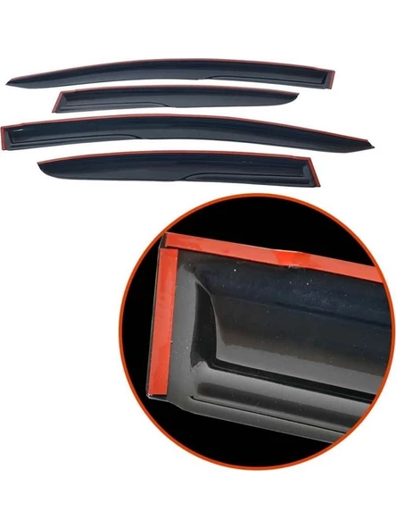 Ford Transit 2003-2013 Mugen Cam Rüzgarlığı 2'li ürün görseli 1