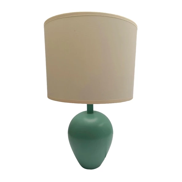 Minimal Polyester Abajur Turkuaz ürün görseli 1
