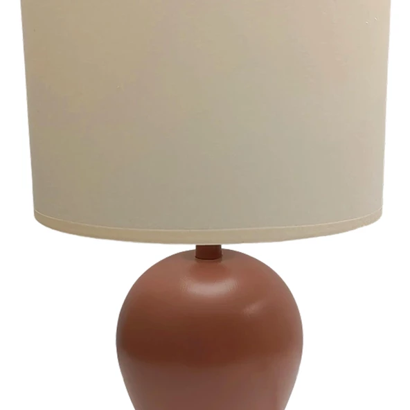 Minimal Polyester Abajur Gül Kurusu - Resim 2