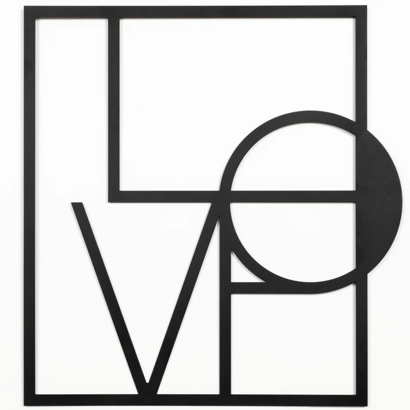 Love Sign Metal Lazer Kesim Tablo 7109 ürün görseli 1