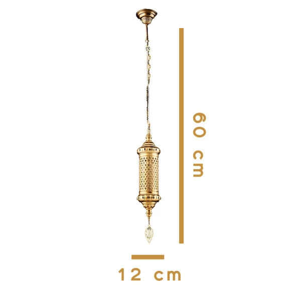 Tasarım Avize Metal Gold - Resim 2