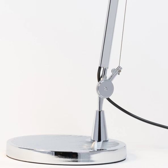 Metal Masa Lambası Krom 5614 - Resim 4