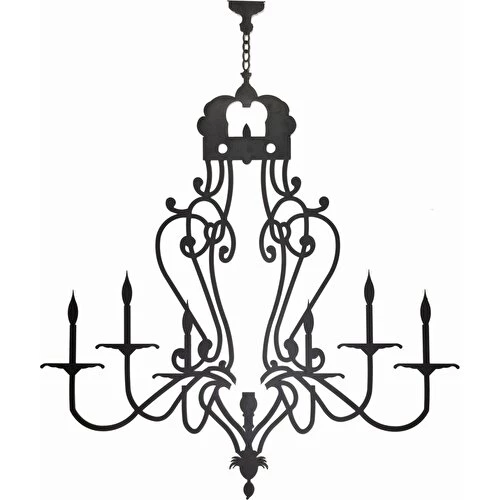 Chandelier Metal Lazer Kesim Tablo 7128 ürün görseli 1