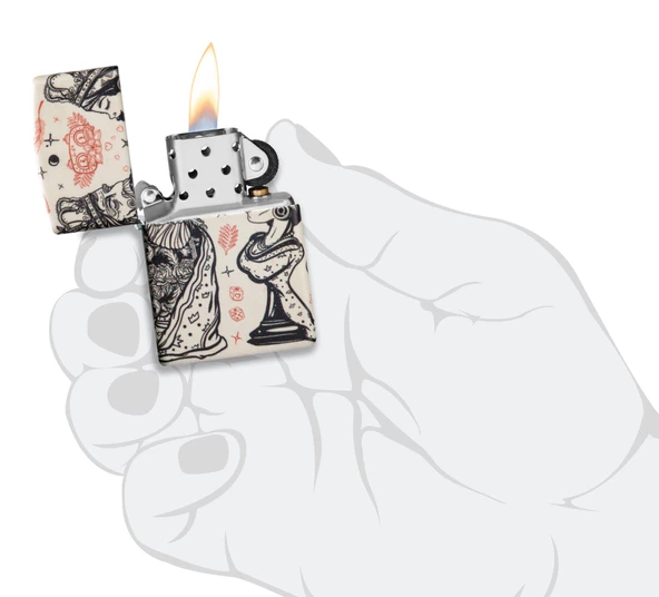 Zippo Chess Design Çakmak - Resim 4