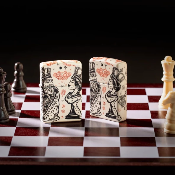 Zippo Chess Design Çakmak - Resim 2
