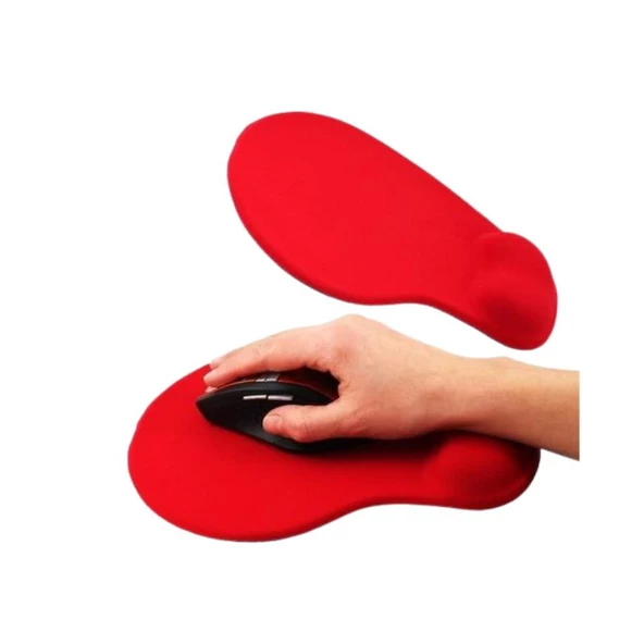 Elba K06152 Bileklikli Jel Mouse Pad Kırmızı ürün görseli 1