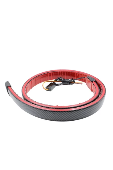 Mega Oto Market Led Işıklı Karbon Spoiler FR-103-W 130 cm Animasyonlu Sinyalli Bagaj Üstü Rüzgarlık ürün görseli 1