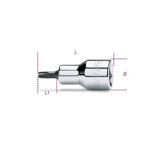 Beta 920TX-L Torx Allenli Lokma Uzun T70L ürün görseli 1