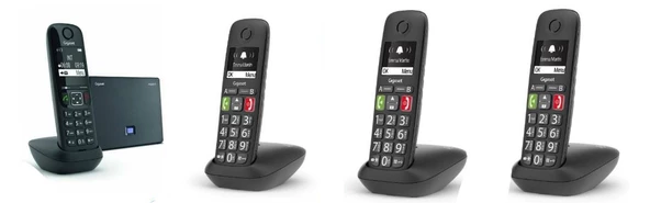 GİGASET AS690 Ip 4 Dahili Dect Telsiz Kablosuz Telefon Santrali ürün görseli 1