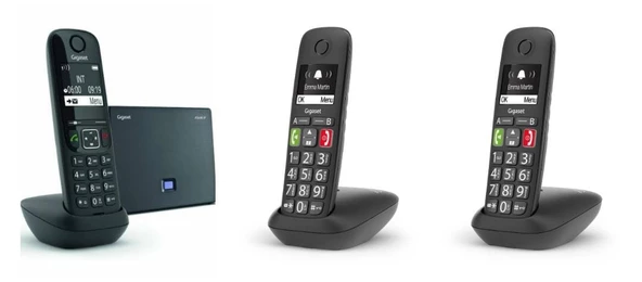 GİGASET AS690 Ip 3 Dahili Dect Telsiz Kablosuz Telefon Santrali ürün görseli 1