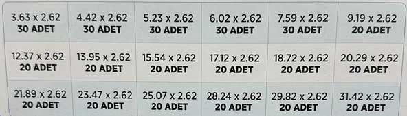 2.62 MM ORİNG SETİ 70 SHORE - Resim 2