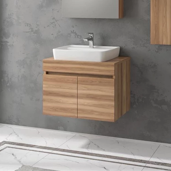 Denko Etna 65 cm MDF Hazar Banyo Dolabı Alt Modül, Lavabo ürün görseli 1
