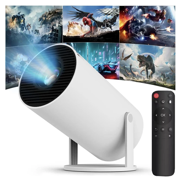 UpWay HY300 Ultra HD 1280x720 Piksel 1800 Lümen HDMI Multimedia Projeksiyon Cihazı ürün görseli 1