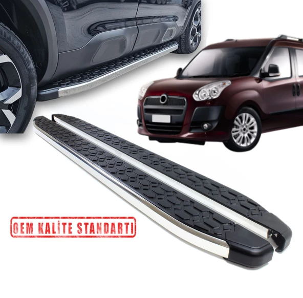 DOBLO 2010 2011 2012 2013 2014 2015 2016 2017 2018 2019 2020 ARACA ÖZEL BLACKLİNE YAN BASAMAK ürün görseli 1