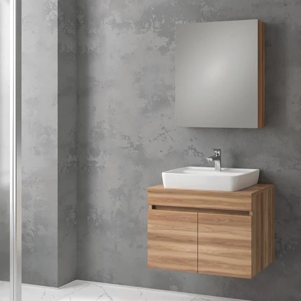 Denko Etna 65 cm MDF Hazar Banyo Dolabı Takımı ürün görseli 1