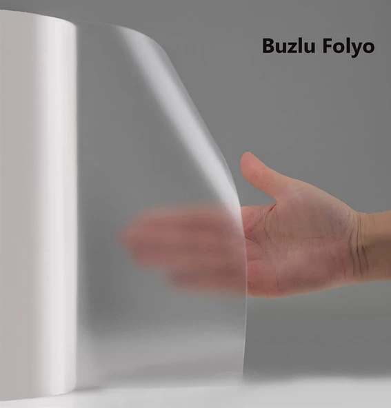 Yapışkanlı Asetat Buzlu 45x200 cm - 1 Adet ürün görseli 1