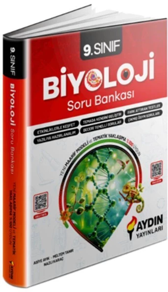 9. Sınıf Biyoloji Soru Bankası Aydın Yayınları ürün görseli 1