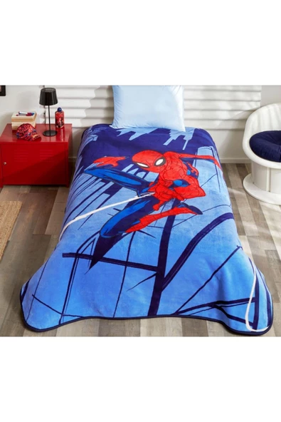 TAÇ Lisanslı Disney Spiderman Original Tek Kişilik Battaniye ürün görseli 1
