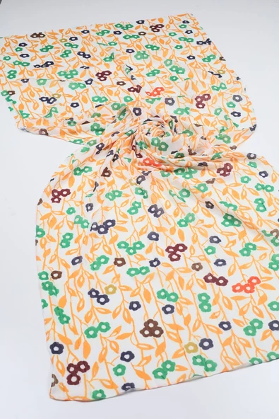 Moda Kaşmir Desenli Bambu Kraş Şal - Desen-02 - Renk-18-56 ürün görseli 1