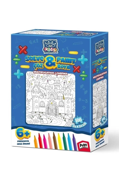Art Puzzle Çöz Boya/ Çarpma 5848 ürün görseli 1