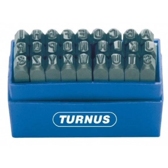 Turnus 329-208 Harf Takımı 8 mm 27'li ürün görseli 1