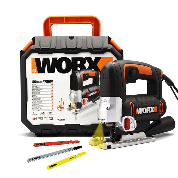 WORX WX479 750Watt Profesyonel Devir Ayarlı Dekupaj Testere ürün görseli 1