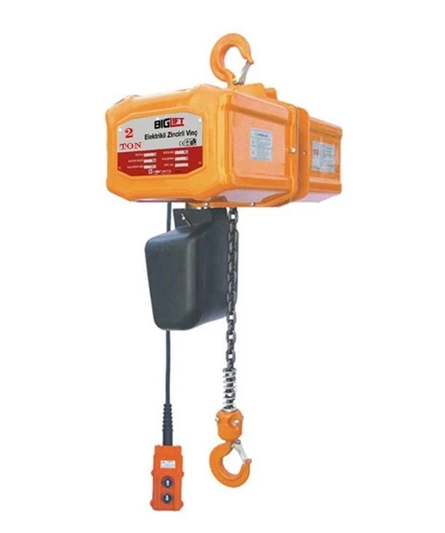 Biglift BIGVINC-2 Elektrikli Zincirli Vinç 2000 kg. 6 mt. ürün görseli 1