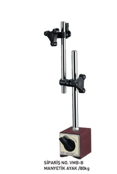 Vertex VMB-B Sabit Kollu Manyetik Komparatör Ayağı 80 kg ürün görseli 1