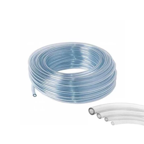 25X31 MM PVC ŞEFFAF HORTUM - Resim 2