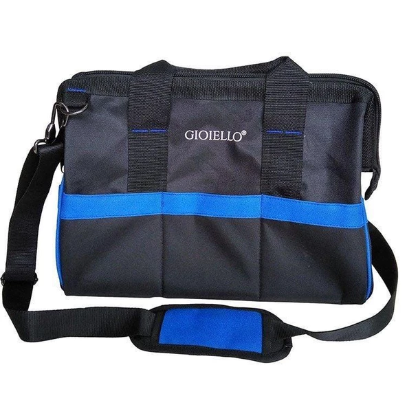 Chanta TC208 Mavi Siyah Kumaş Takım Çantası 40x22x29 cm ürün görseli 1