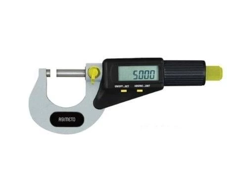 Asimeto AS-116010 Dijital Dışçap Mikrometresi 0-25 mm ürün görseli 1