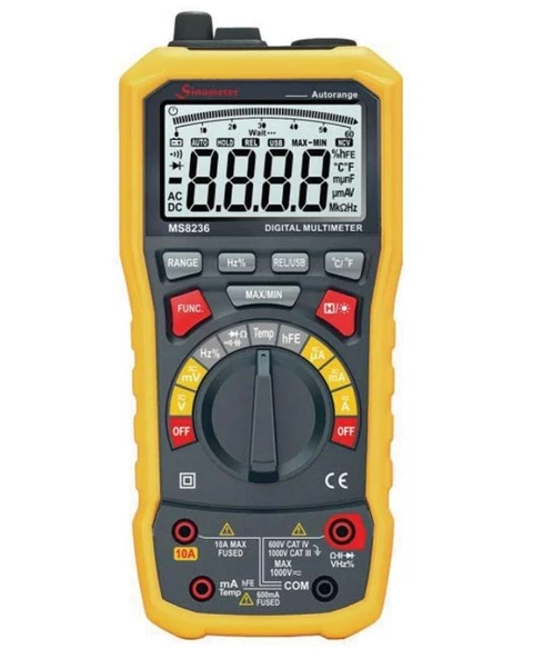 Mastech HS8236 USB Bağlantılı Multimetre True RMS ürün görseli 1