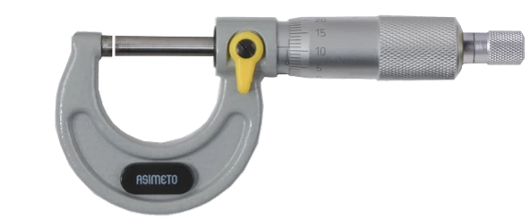Asimeto AS-101010 Dışçap Mikrometresi 0-25 mm ürün görseli 1