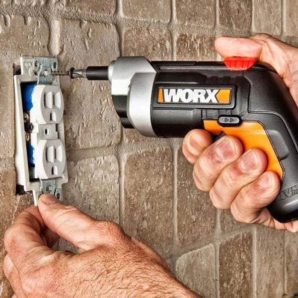 WORX WX252 4Volt/1.5Ah. Li-ion Şarjlı Tornavida + 10 adet Bits Uç - Resim 5