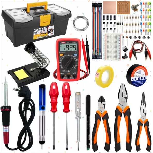 16 inc Elektrik Elektronik Bölümü PROFESYONEL Takım Çantası ürün görseli 1