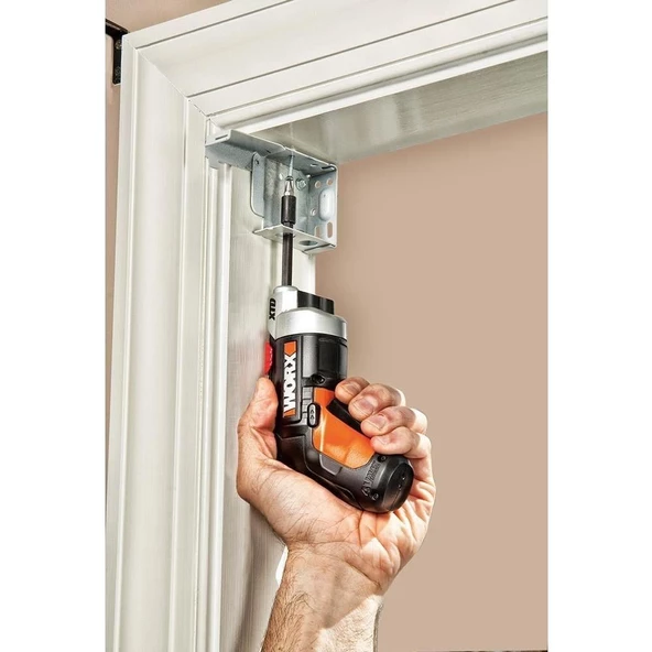 WORX WX252 4Volt/1.5Ah. Li-ion Şarjlı Tornavida + 10 adet Bits Uç - Resim 4