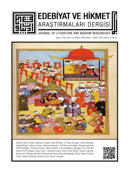 Edebiyat ve Hikmet Araştırmaları Dergisi 2.Sayı Yaz 2024 ürün görseli 1