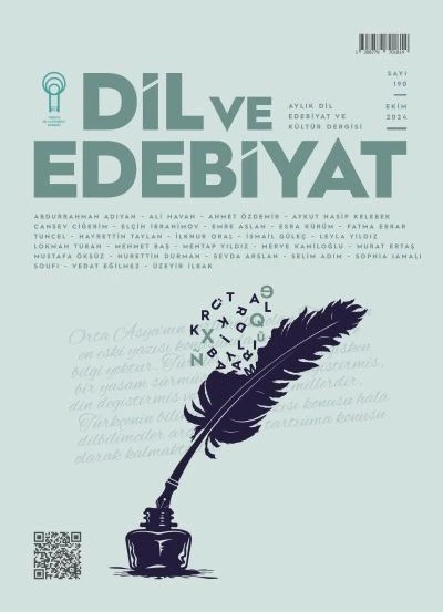 Dil ve Edebiyat Dergi 190.Sayı Ekim 2024 ürün görseli 1
