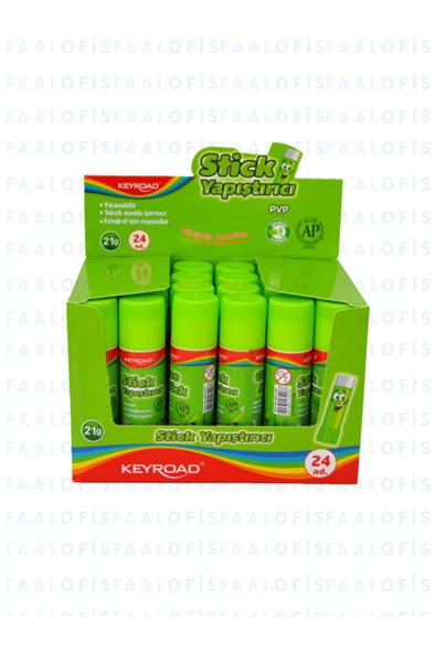 KEYROAD Kaliteli Stick Yapıştırıcı 21gr 24 Adet (1 kutu) ürün görseli 1