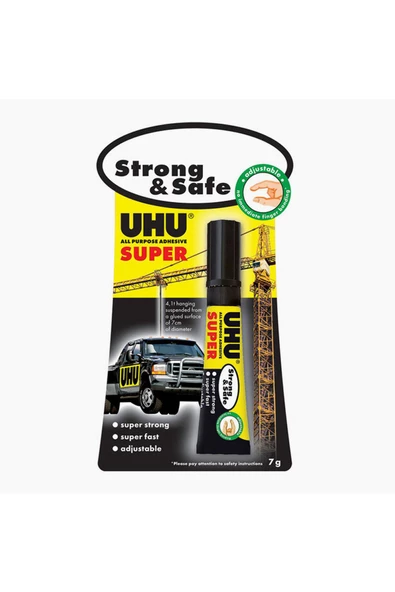 Dağtaş Kırtasiye Uhu Super Strong & Safe Sıvı Yapıştırıcı ürün görseli 1