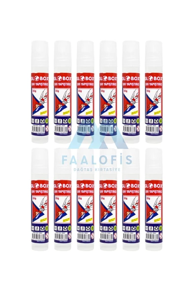 Dağtaş Kırtasiye Globox Sıvı Yapıştırıcı 55 ml 12 Adet ürün görseli 1