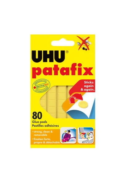 Dağtaş Kırtasiye Uhu Tac patafix Sarı Hamur Yapıştırıcı ürün görseli 1