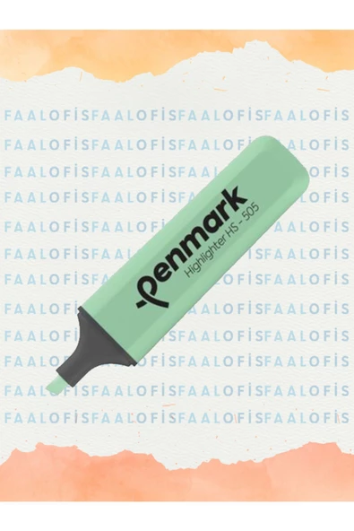 penmark Fosforlu Kalem Pastel Geri Dönüştürülebilir 1 Adet ürün görseli 1
