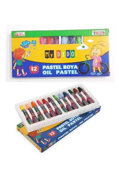 Dağtaş Kırtasiye My Dido Pastel Boya 12 Renk ürün görseli 1