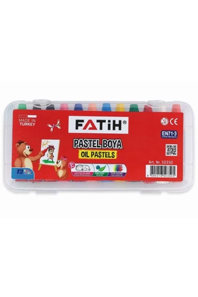 Fatih Çantalı Pastel Boya 12 Renk King Size ürün görseli 1